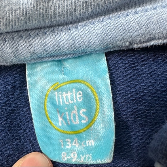 ⭐️ 5 for $25 Blue Cotton Hooded Jacket Size 8/9 134 cm - Picture 3 of 5